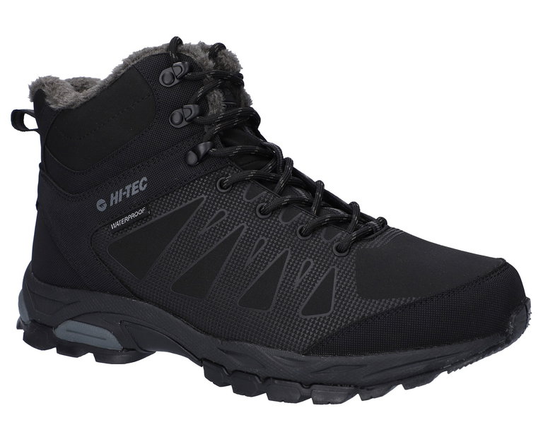 Hi-Tec Wanderschuhe Raven Insulated WP (wasserdicht/gefüttert) schwarz/grau Herren